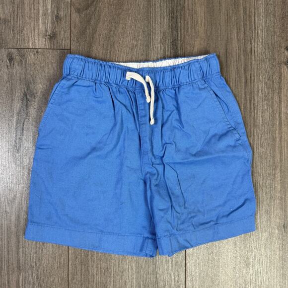 Crewcuts J.Crew Soft Twill Drawstring Dock Short Boys 6 Retro Blue Elastic Waist - Picture 2 of 6